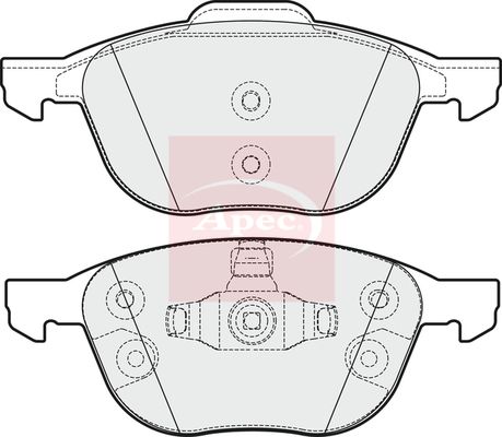 Apec Brake Pads Set PAD1821 - image 2
