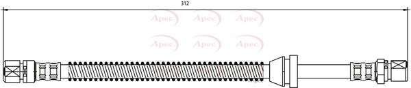 Apec Brake Hose HOS3813 - image 2
