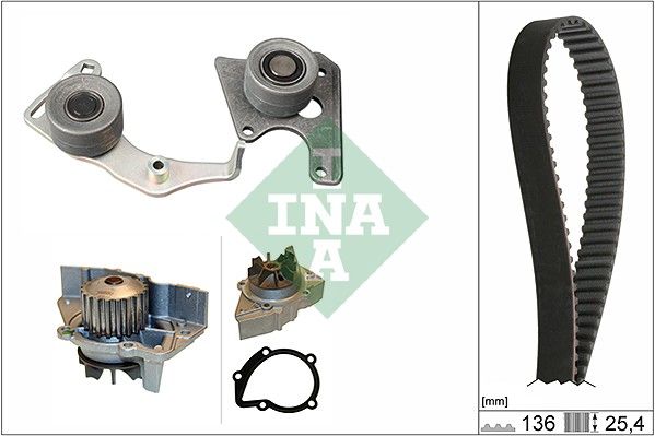 INA Timing Belt Kit & Water Pump 530009631 - image 2