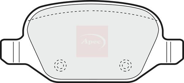 Apec Brake Pads Set PAD1309 - image 2