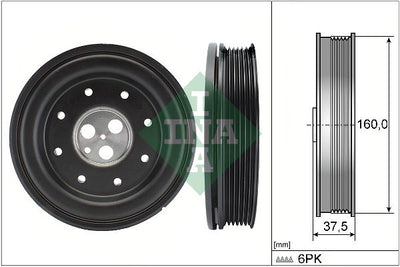 INA Crankshaft Pulley (tvd) 544013410