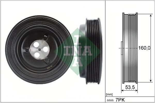 INA Crankshaft Pulley (tvd) 544013210 - image 2