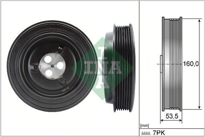 INA Crankshaft Pulley (tvd) 544013210