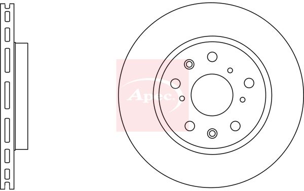 Apec Brake Disc DSK2744 - image 2