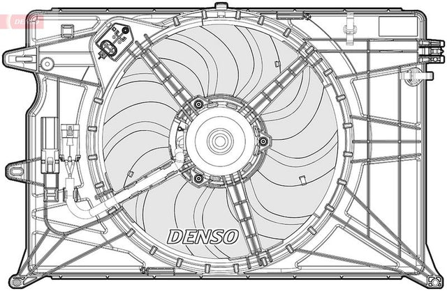 Denso Radiator Cooling Fan DER09313 - image 2