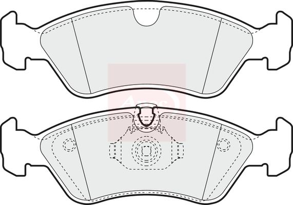 Apec Brake Pads Set PAD1031 - image 2