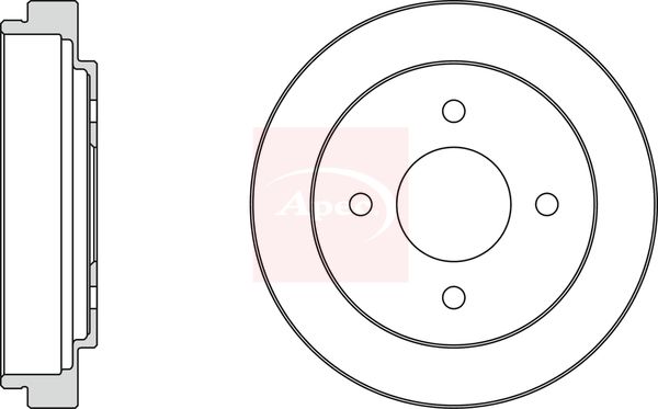 Apec Brake Drum DRM9907 - image 2