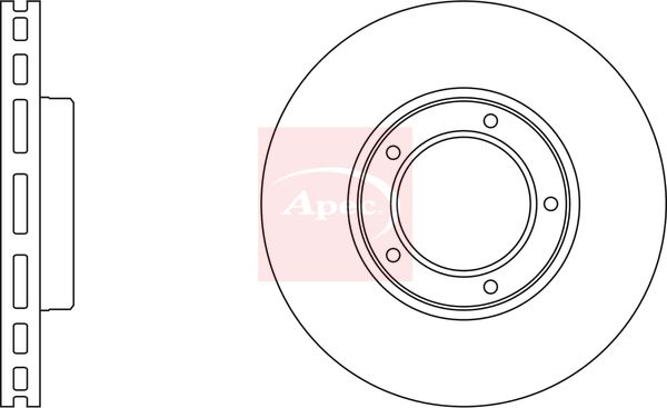 Apec Brake Disc DSK658 - image 2