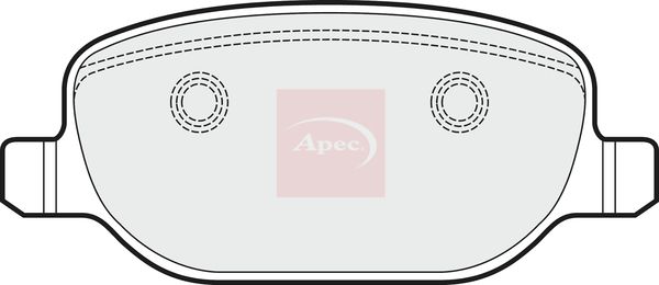 Apec Brake Pads Set PAD1537 - image 2