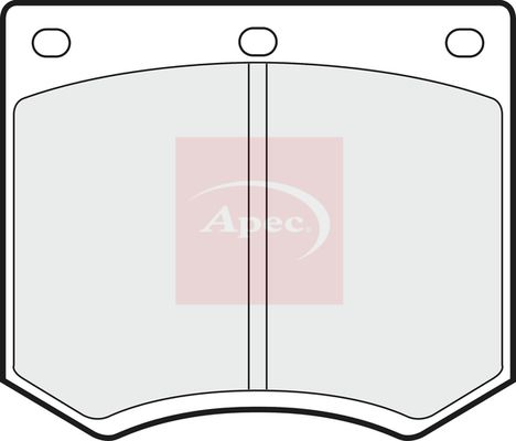 Apec Brake Pads Set PAD626 - image 2