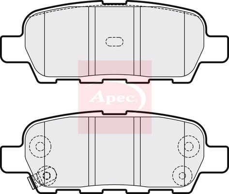 Apec Brake Pads Set PAD1264 - image 2
