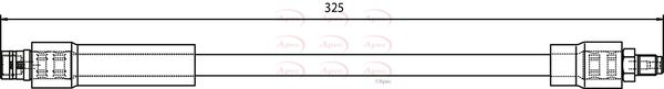 Apec Brake Hose HOS3686 - image 2