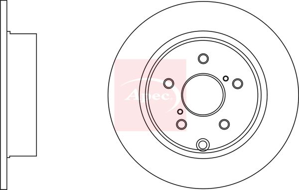 Apec Brake Disc DSK2814 - image 2