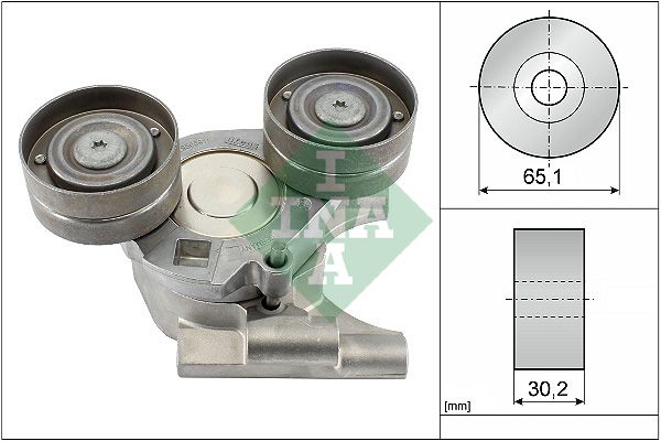INA Drive Belt Tensioner Pulley 534068210 - image 2