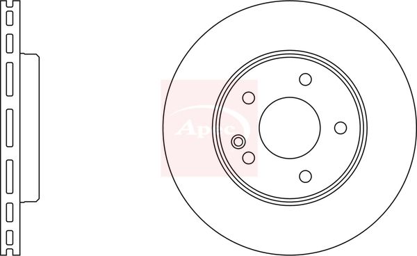 Apec Brake Disc DSK697 - image 2