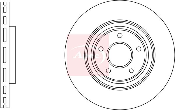 Apec Brake Disc DSK3227 - image 2