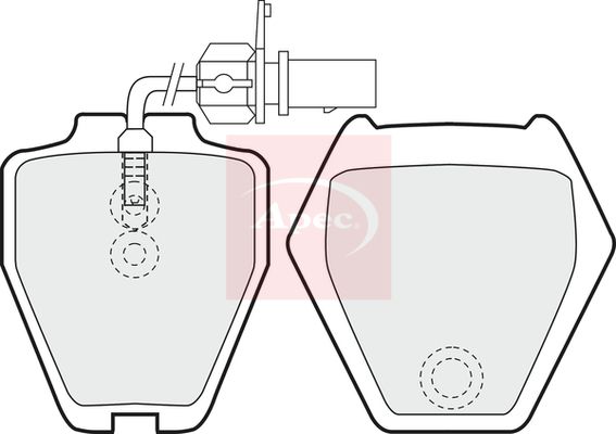 Apec Brake Pads Set PAD1179 - image 2