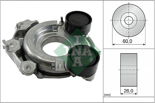 INA Drive Belt Tensioner Pulley 534071210 - image 2