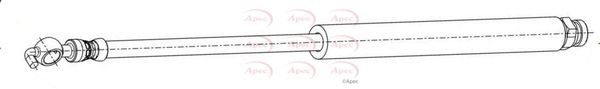 Apec Brake Hose HOS4502 - image 2