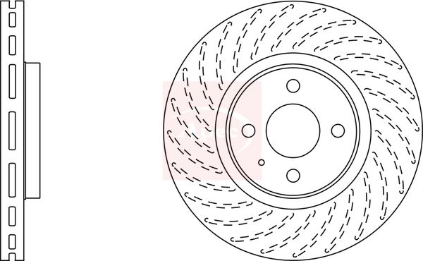 Apec Brake Disc DSK2726 - image 2