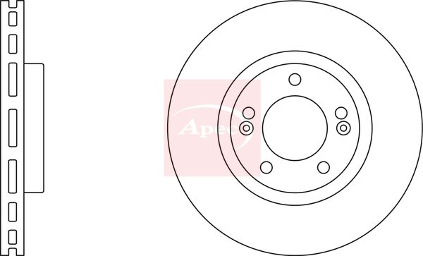 Apec Brake Disc DSK2190 - image 2