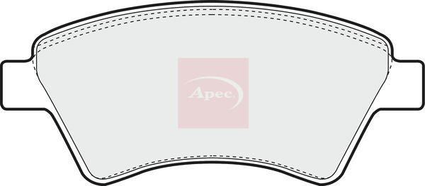 Apec Brake Pads Set PAD1306 - image 2