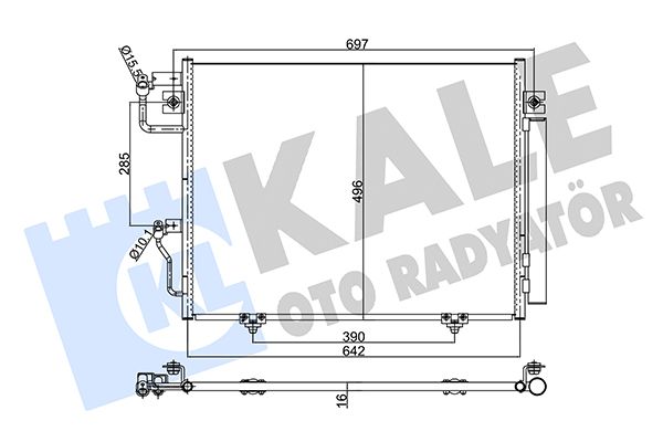 NRF Air Conditioning Condenser 350635 - image 2