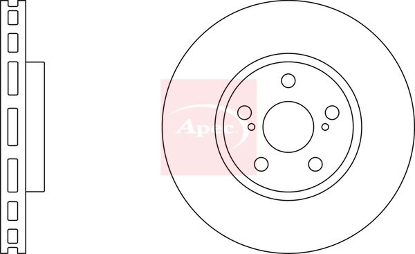 Apec Brake Disc DSK2093 - image 2