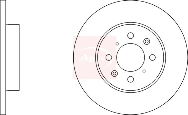Apec Brake Disc DSK741 - image 2