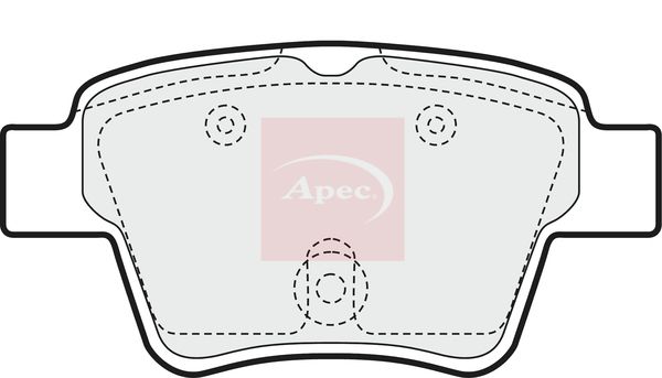 Apec Brake Pads Set PAD1433 - image 2