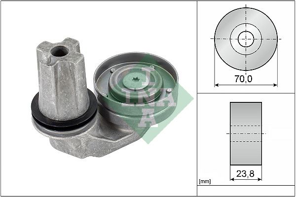 INA Drive Belt Tensioner Pulley 534063510 - image 2