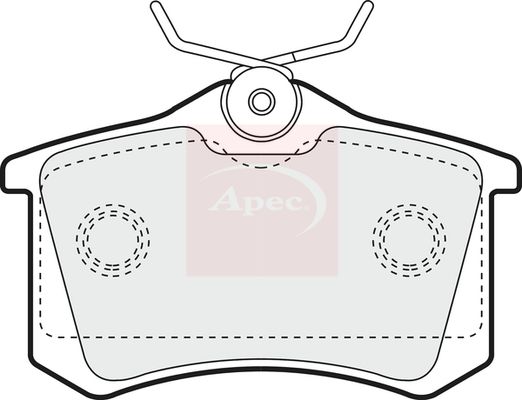 Apec Brake Pads Set PAD1256 - image 2