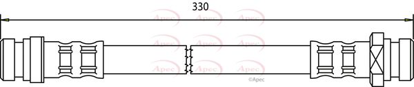Apec Brake Hose HOS3477 - image 2