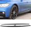 Fits BMW 3 Series F30 F31 Side Skirt Extension Blades Gloss Black thumbnail