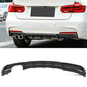 Fits BMW 3 Series F30 F31 Rear Diffuser Twin Exhaust Carbon Look