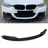 Fits BMW 3 Series F30 F31 Front Diffuser Splitter Lip Spoiler Mat Black thumbnail