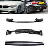 Fits BMW 4 Series F32 F33 F36 Body Kit Front Lip Side Skirt Diffuser Gloss Black thumbnail