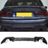 Fits BMW 3 Series G20 G21 Rear Bumper Diffuser Carbon Look thumbnail