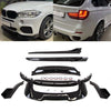 Fits BMW X5 F15 2013-2018 Aero Body Kit Front Splitter Rear Diffuser Side Skirts Spoiler thumbnail