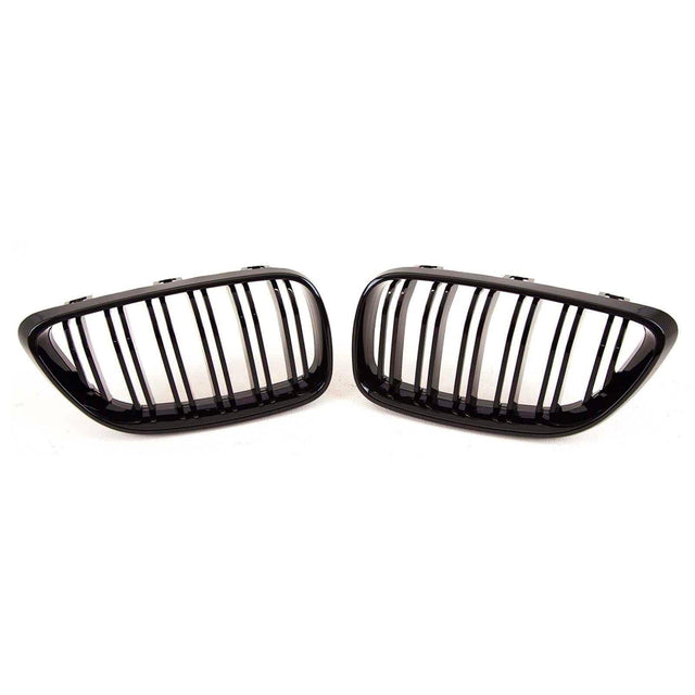 Fits BMW 2 Series F22 2014-2021 Aero Body Kit Front Splitter Rear Diffuser Dual Exhaust Kidney Grilles Boot Spoiler M Performance Style Gloss Black - image 5