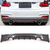Fits BMW 2 Series F22 F23 2014-2021 Rear Bumper Diffuser Spoiler Dual Carbon Look thumbnail