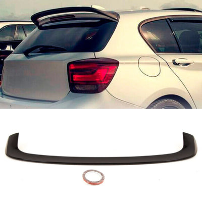 Fits BMW 1 Series F20 F21 2011-2019 Rear Roof Boot Lip Spoiler M Performance Style Gloss Black - tradevehicleparts.co.uk