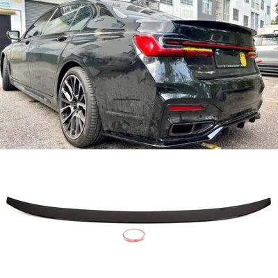 Fits BMW 7 Series G11 G12 2015-2022 Rear Trunk Boot Lip Spoiler M Performance Style Gloss Black - tradevehicleparts.co.uk