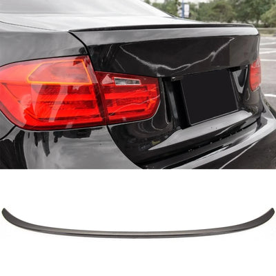 Fits BMW 3 Series F30 F80 M3 Rear Trunk Boot Lip Spoiler M Style Carbon Look - tradevehicleparts.co.uk