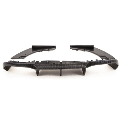 Fits BMW M2 F87 M2C 2016-2021 Rear Bumper Diffuser Splitter Valance Spoiler MTC Style Carbon Look - tradevehicleparts.co.uk