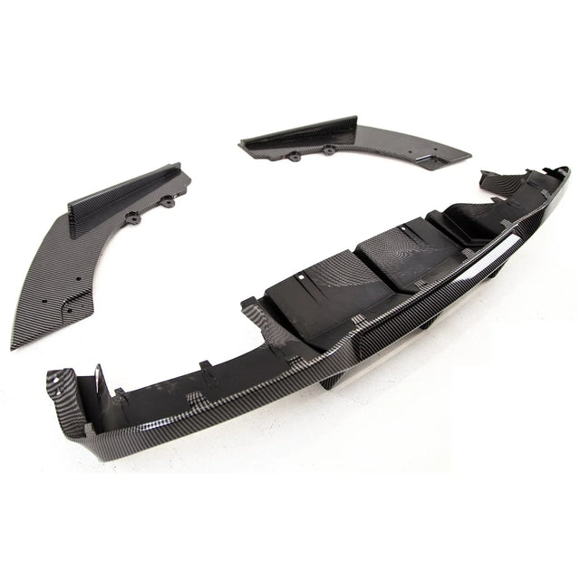 Fits BMW M2 F87 M2C 2016-2021 Rear Bumper Diffuser Splitter Valance Spoiler Carbon Look - image 3