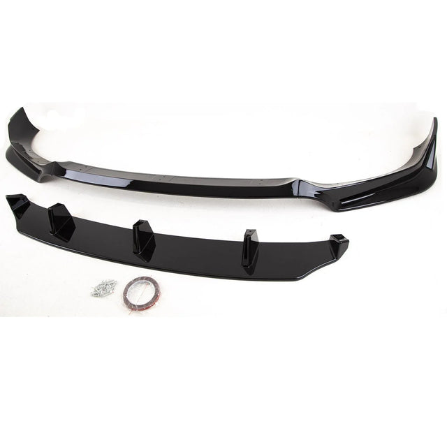 Fits BMW X6 G06 2019-2022 Front Lip Splitter Spoiler Black Series Knight Style Gloss Black - image 3