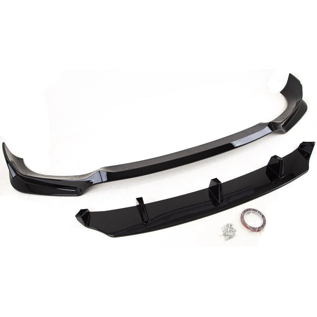 Fits BMW X6 G06 2019-2022 Front Lip Splitter Spoiler Black Series Knight Style Gloss Black - image 2