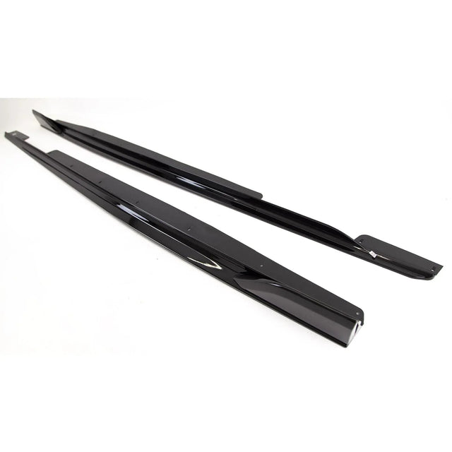 Fits BMW X6 G06 2019- Side Skirts Extension Blades Black Series Knight Style Gloss Black - image 3
