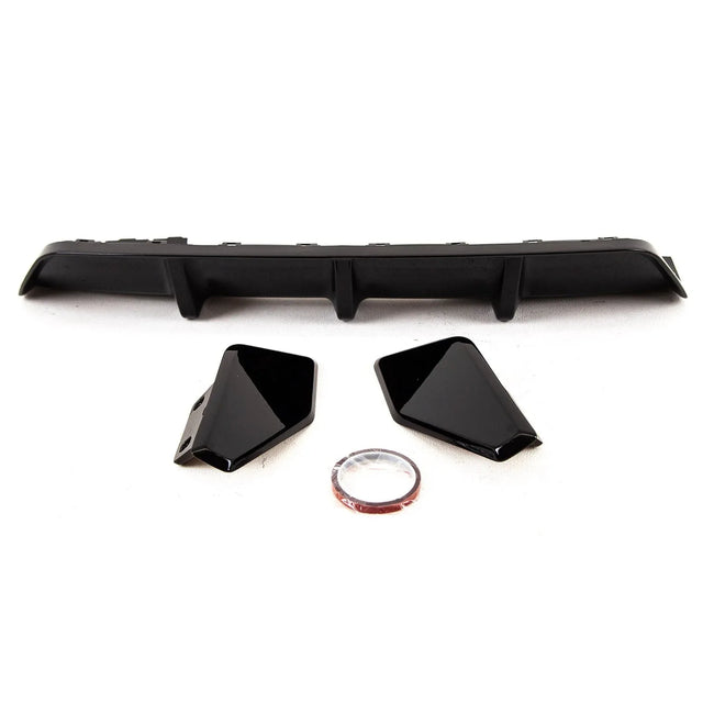 Fits BMW X6 F16 2015-2019 Rear Bumper Diffuser Spoiler Gloss Black - image 2
